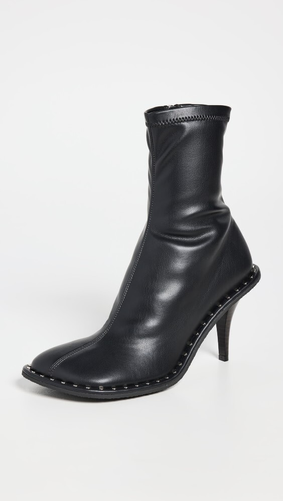 

Ботинки Stella McCartney Ryder Stretch Alter Mat Booties, черный