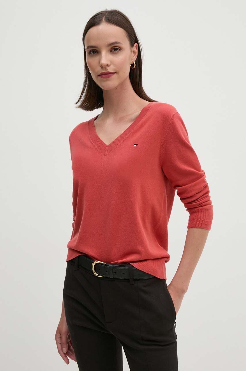 

Свитер Томми Хилфигер Tommy Hilfiger, красный