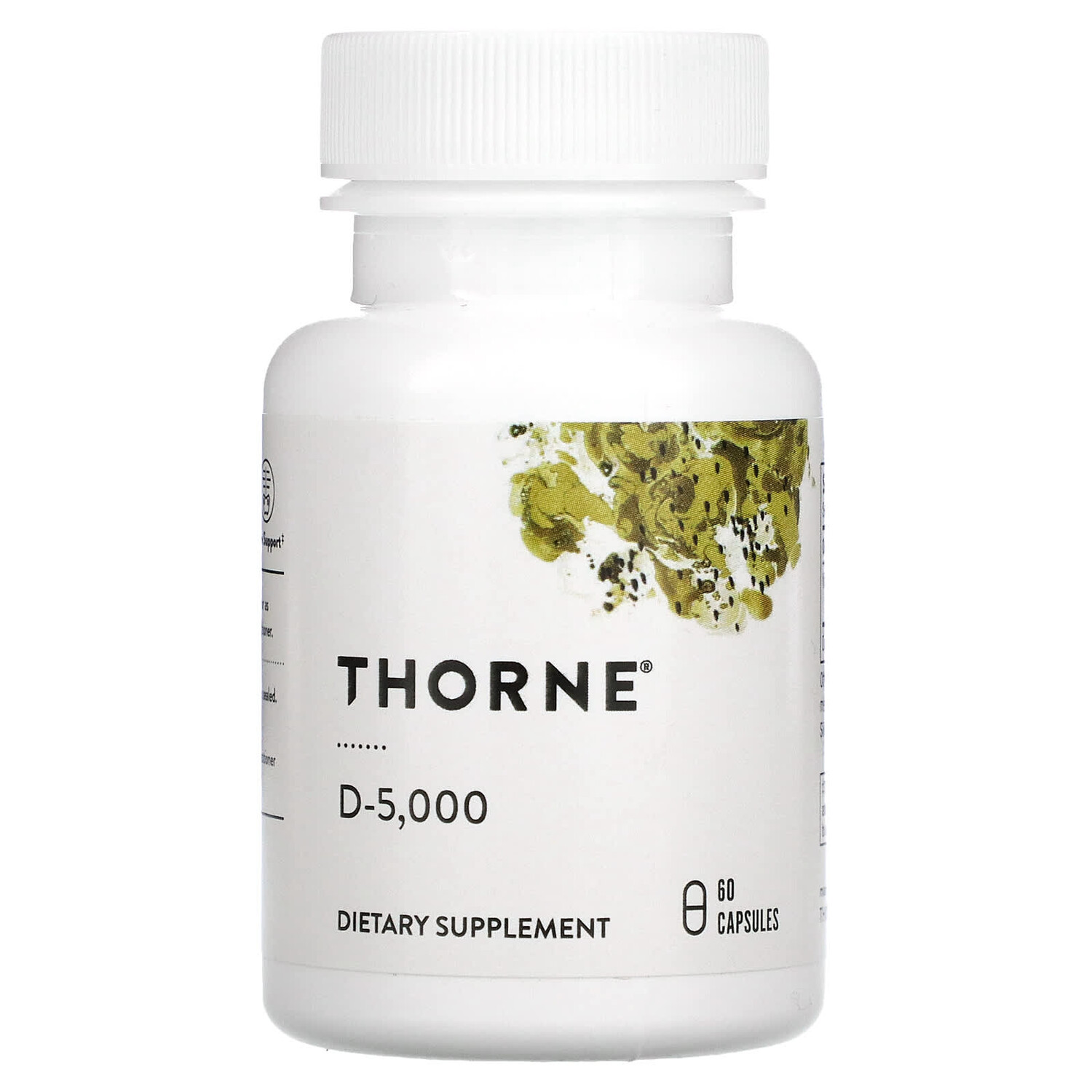 

D-5000, 125 мкг (5000 МЕ), 60 капсул, Thorne