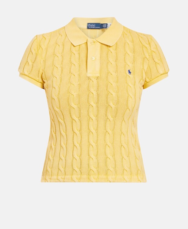 

Трикотажная рубашка-поло Polo Ralph Lauren, светло-желтого