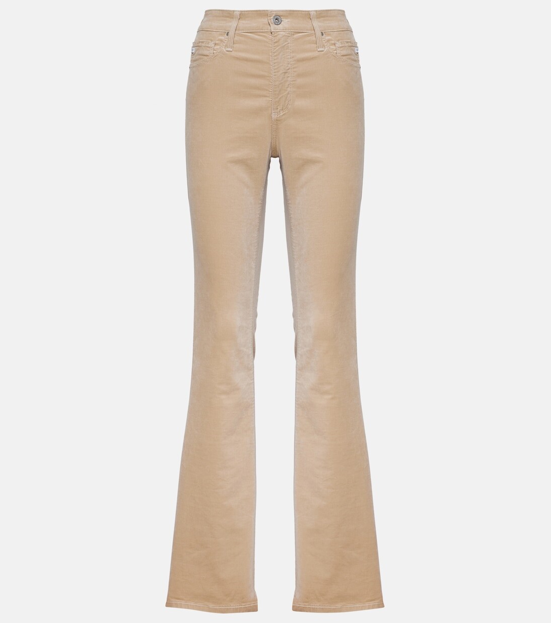 

Бархатные расклешенные брюки farrah Ag Jeans, черный