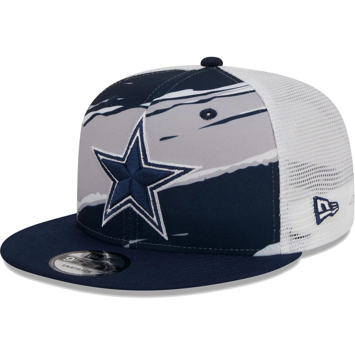 

Мужская кепка New Era Navy Dallas Cowboys Tear Trucker 9FIFTY Snapback