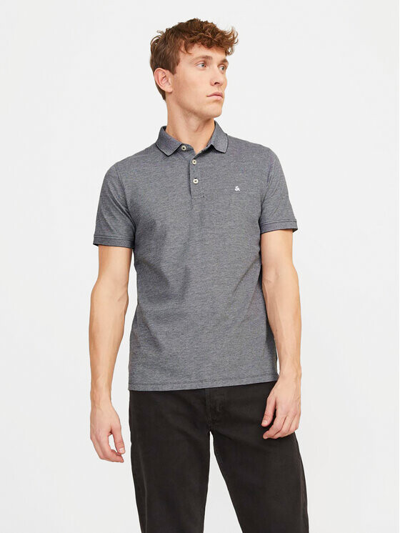

Рубашка-поло узкого кроя Jack&Jones, черный