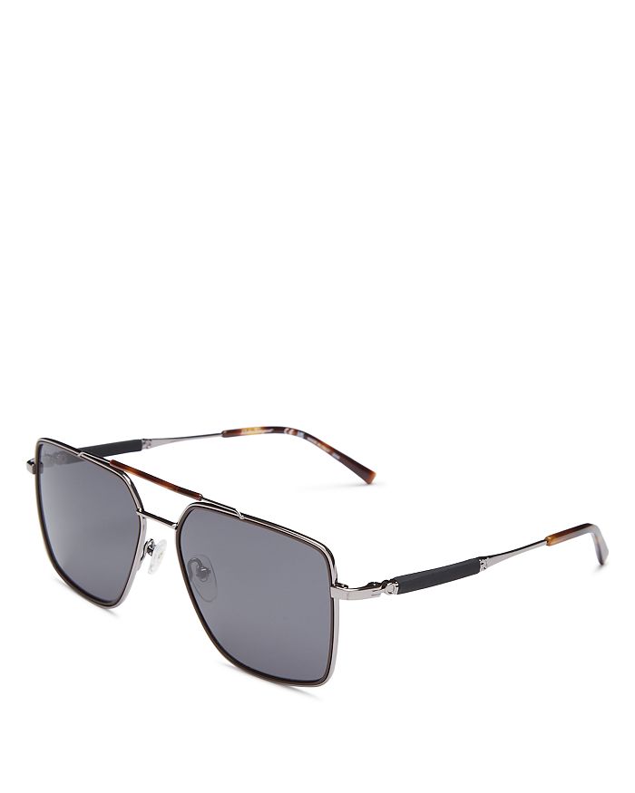 solid 925 silver bangles Солнцезащитные очки-авиаторы, 59 мм Ferragamo