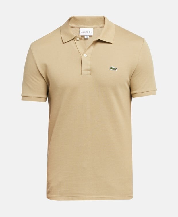 

Рубашка-поло из пике Lacoste, серо-коричневый