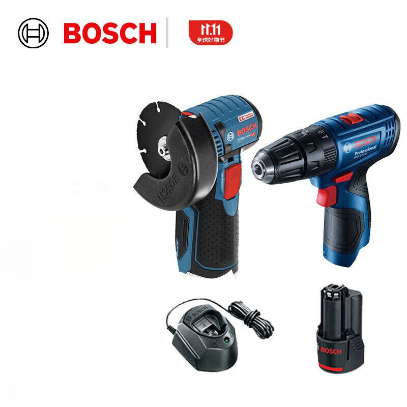 Угловая шлифовальная машина бесщеточная Bosch GWS 12V-76 + шуруповерт