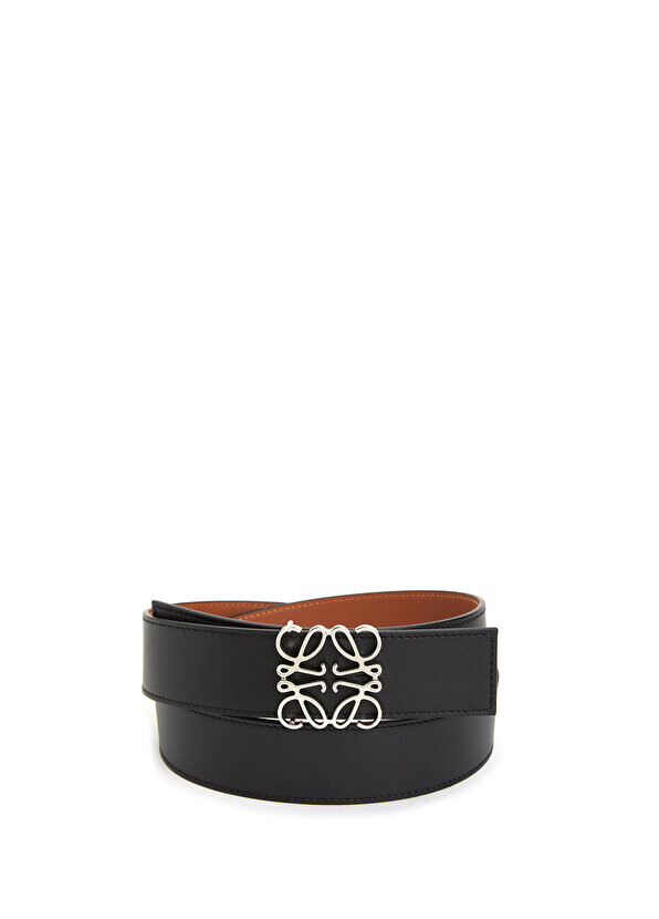 

Черный мужской кожаный ремень Loewe