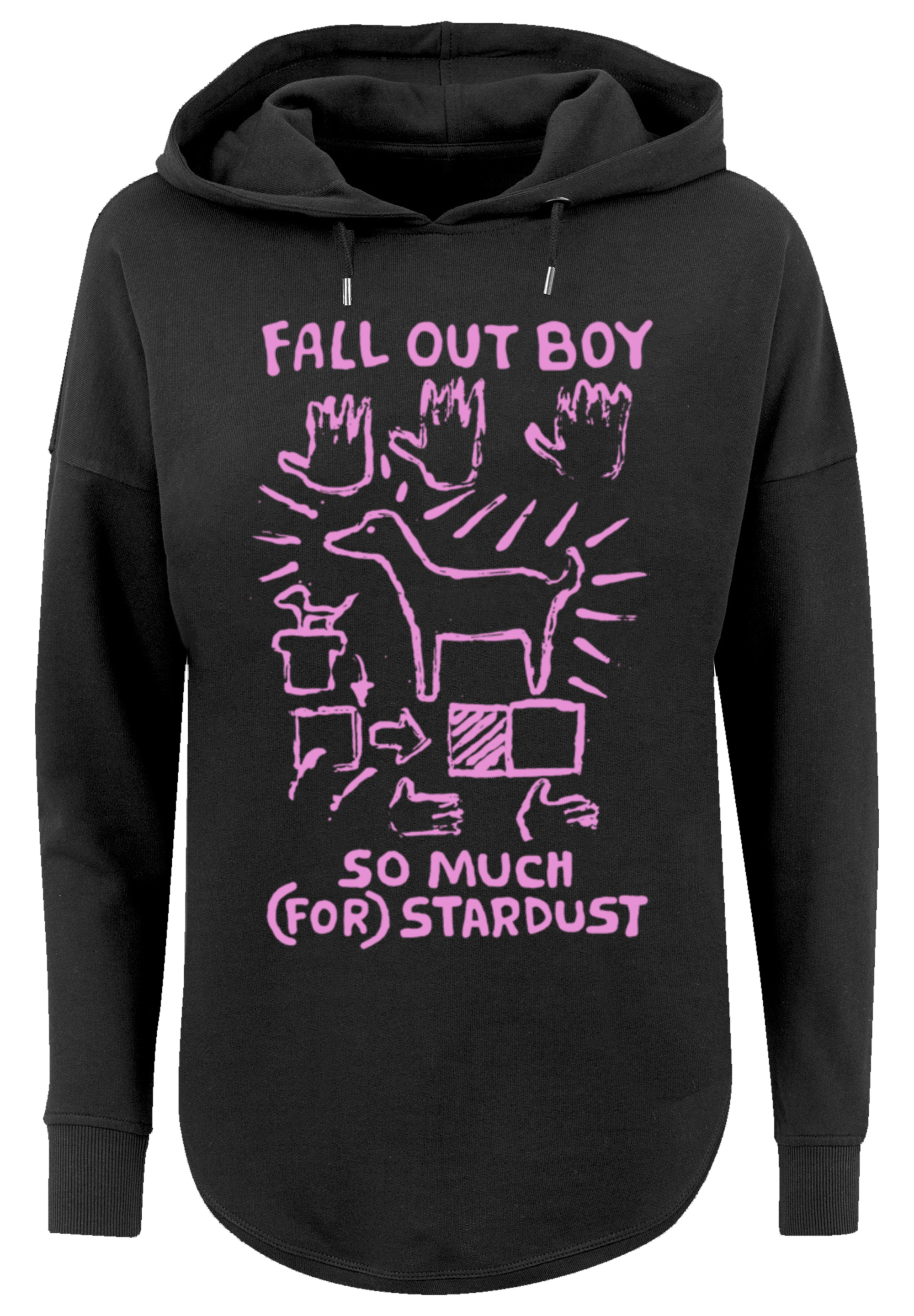 Свитер F4NT4STIC Oversized Hoodie Fall Out Boy Pink Dog So Much Stardust, черный