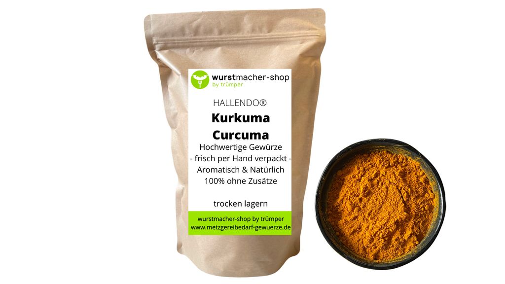 

Куркума Curcuma Куркума молотая без добавок - 250г | колбасный цех Trümper Wurstmacher-Shop