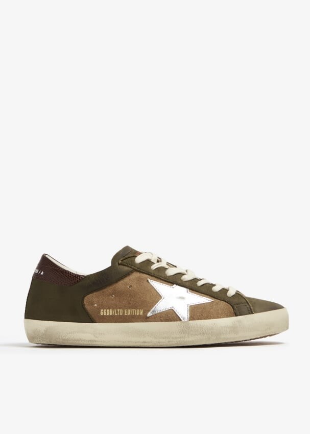 Кроссовки Golden Goose Super-Star LTD, коричневый