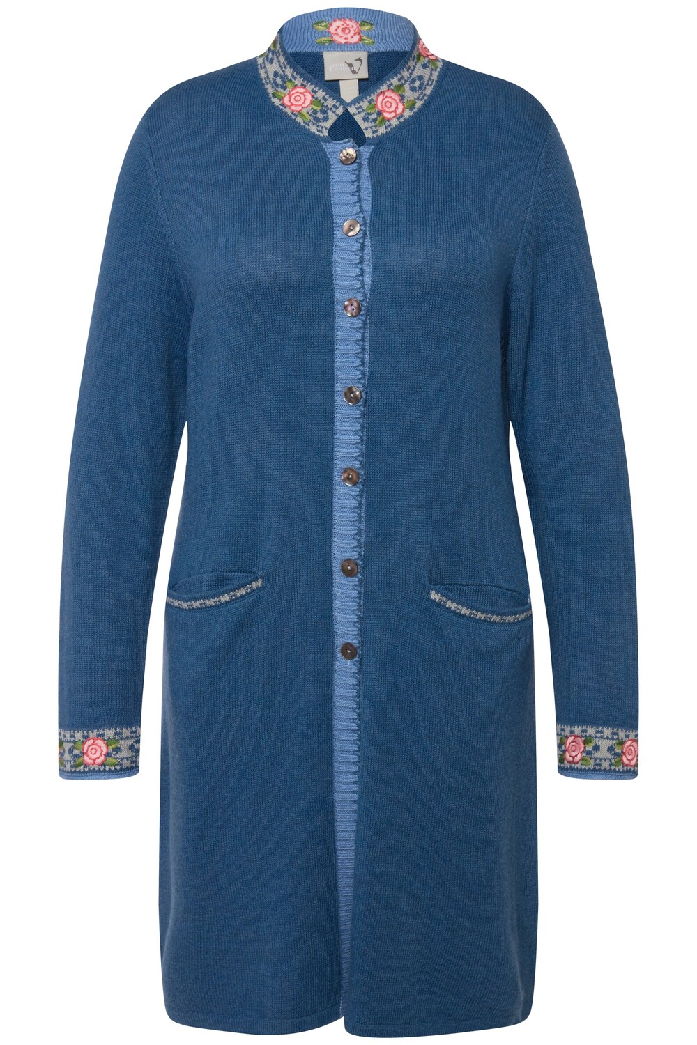 

Толстовка Ulla Popken Strickjacke, светло-синий