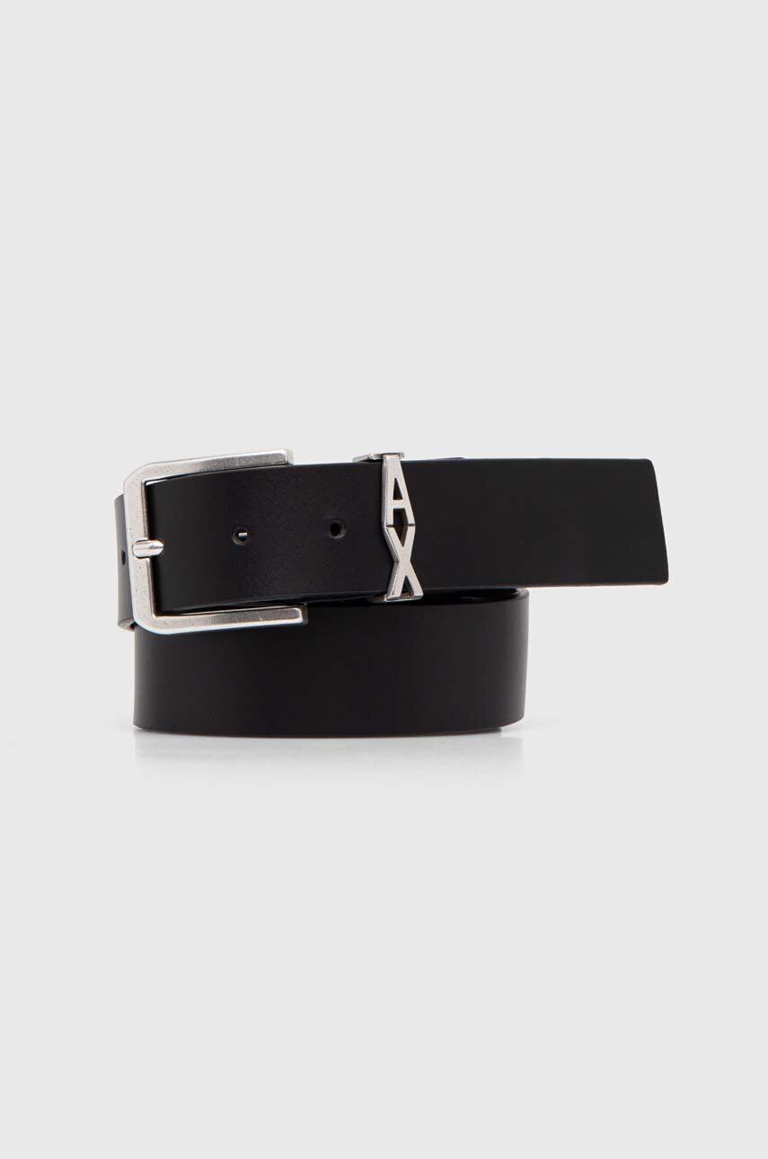 

Кожаный ремень Armani Exchange, черный