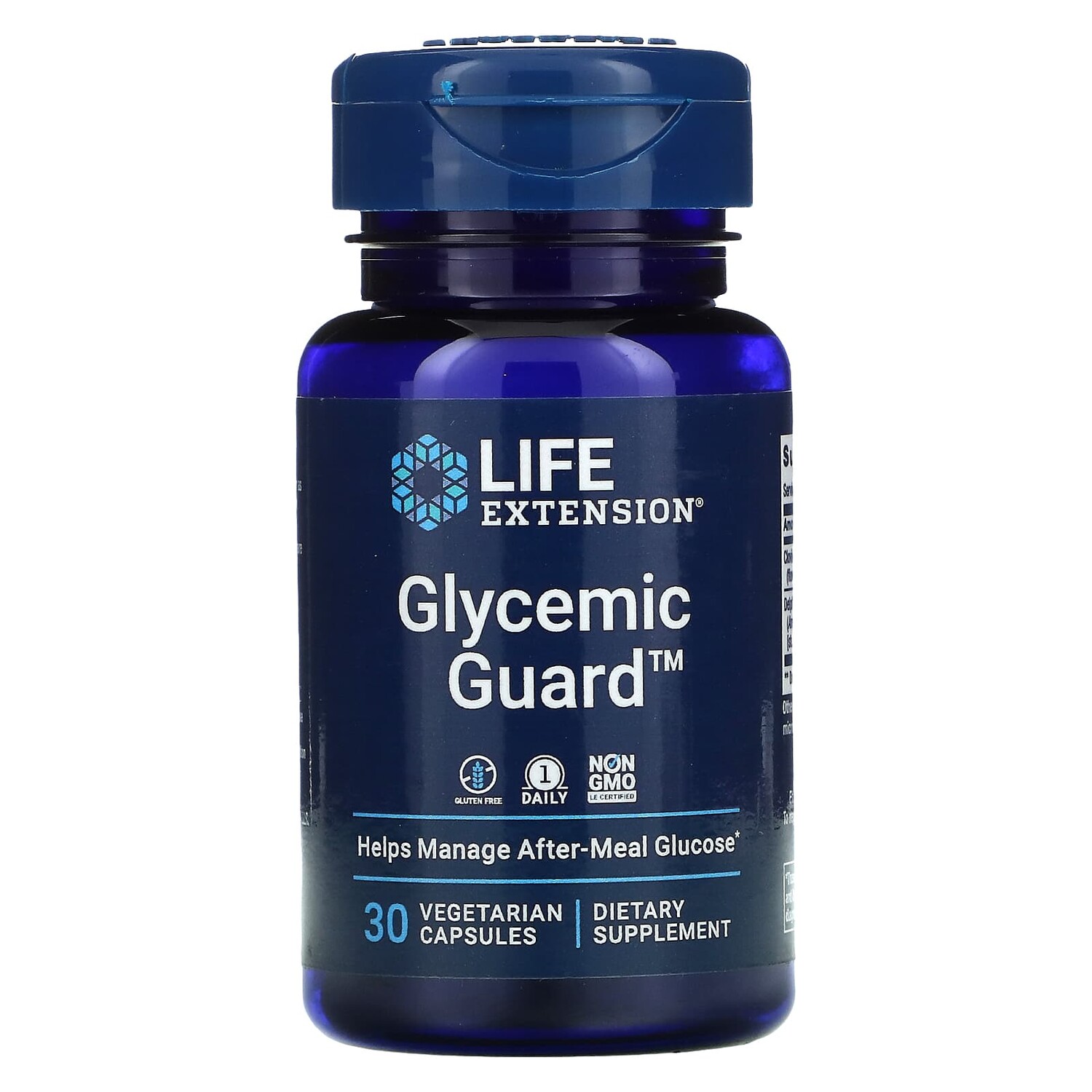 

Glycemic Guard, 30 растительных капсул, Life Extension