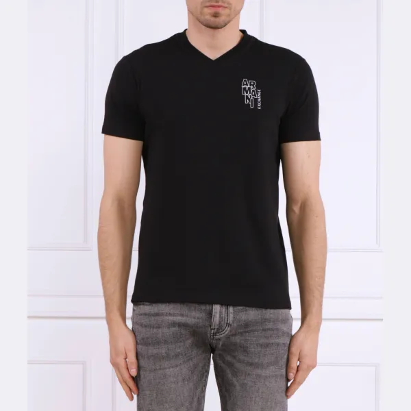

Облегающая футболка Armani Exchange, черный