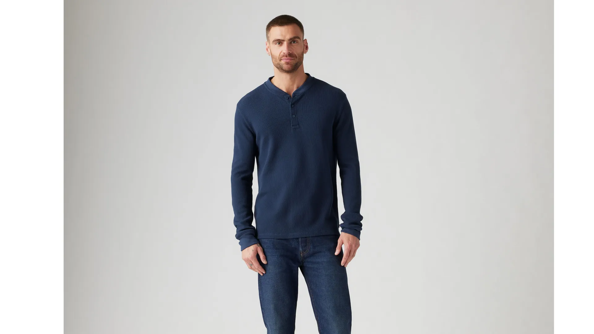 

Термобелье с длинными рукавами Levi's, цвет Sargosso Sea - Blue