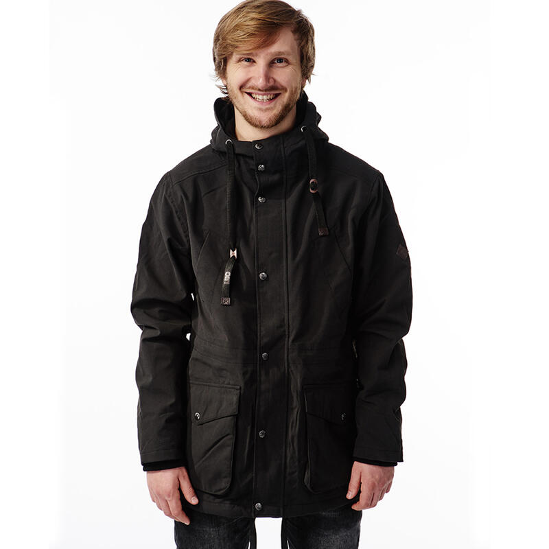 Зимняя мужская куртка для лыж/сноуборда/улицы - SUMMIT черная Light Board Corp, цвет schwarz