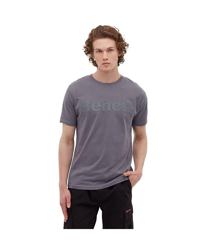 

Мужская футболка с логотипом Worsley в тон Bench, цвет Steel grey