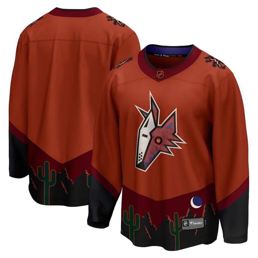 

Джерси Fanatics Branded Arizona Coyotes, оранжевый