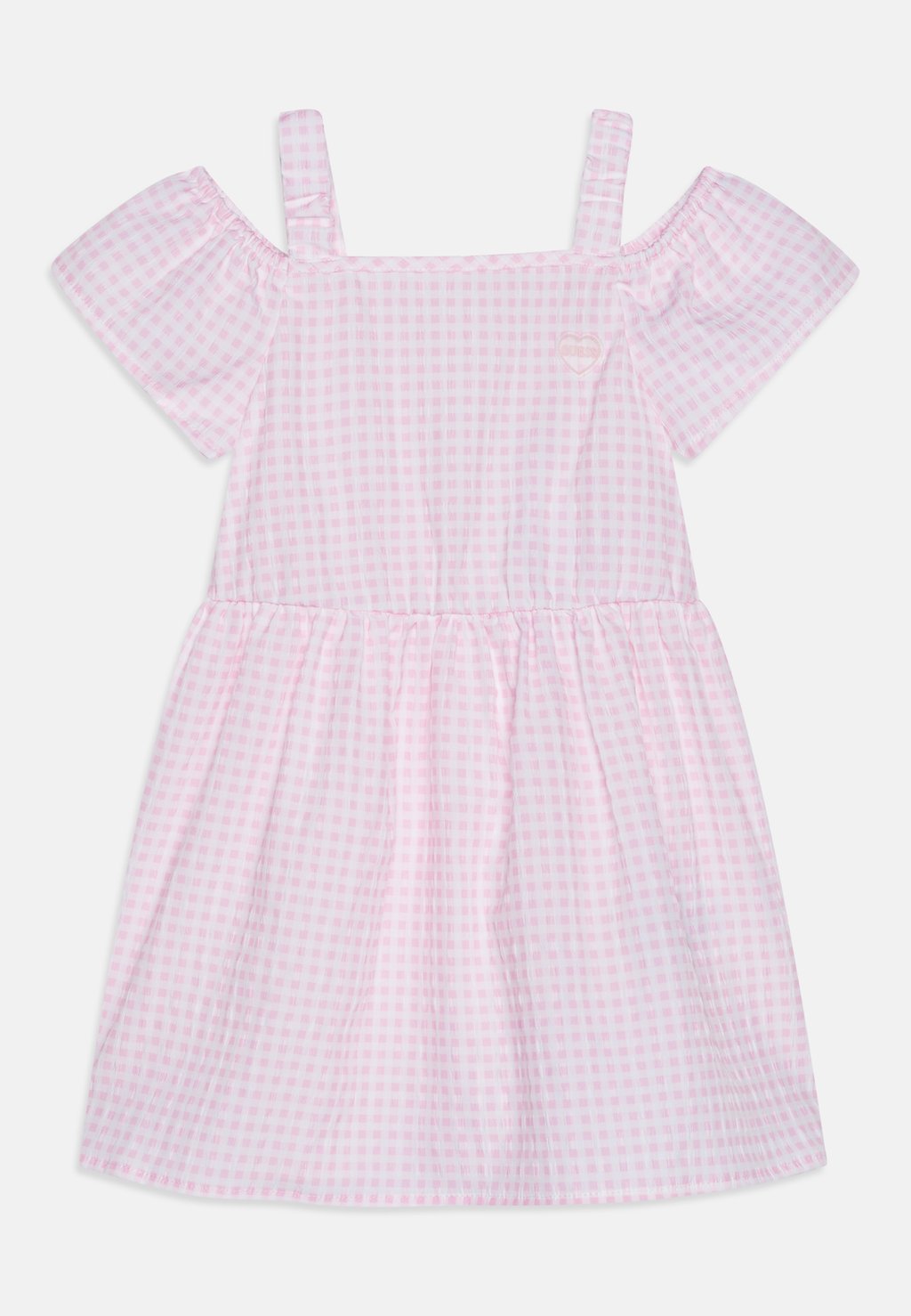 цена Повседневное платье TODDLER TANK DRESS Guess, цвет pink/white