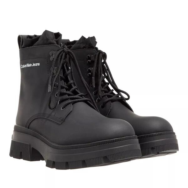 

Сапоги chunky combat laceup hiking Calvin Klein, черный