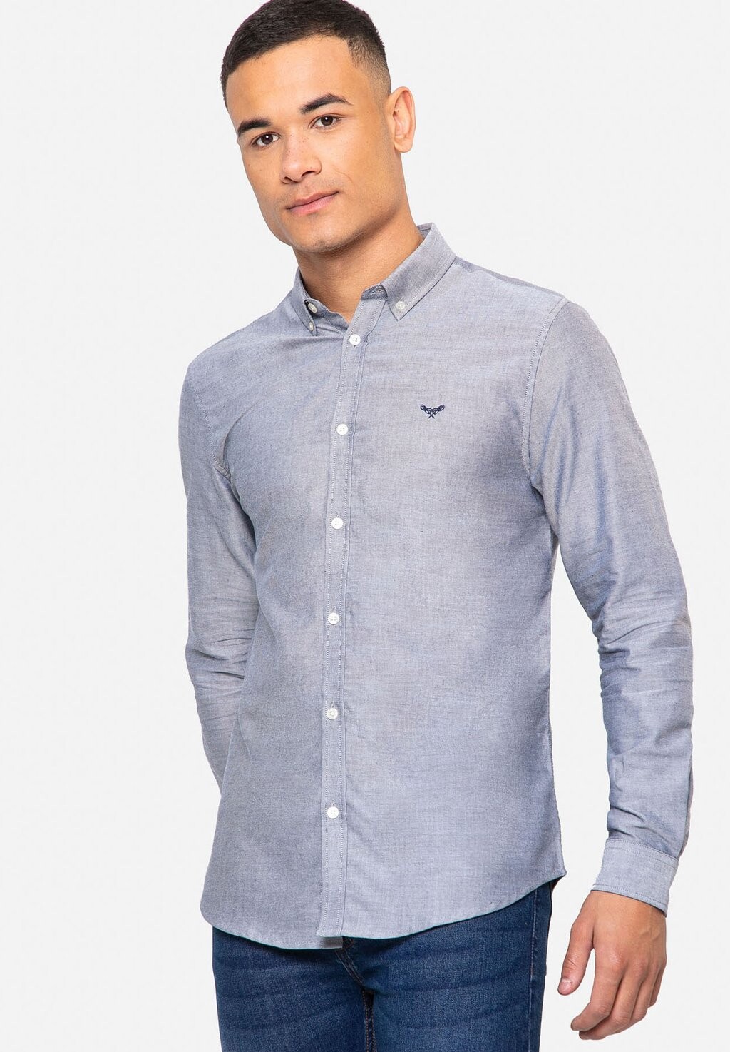 

Рубашка OXFORD BEACON Threadbare, цвет denim