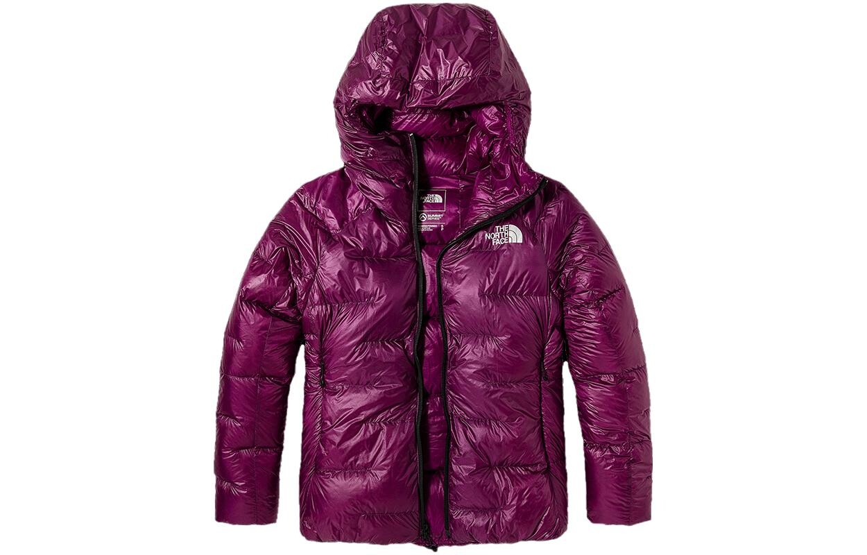 

Пуховик женский фиолетовый The North Face