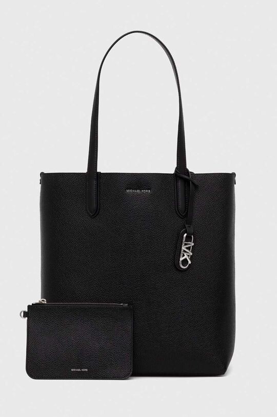 

Двусторонняя кожаная сумка MICHAEL Michael Kors, черный