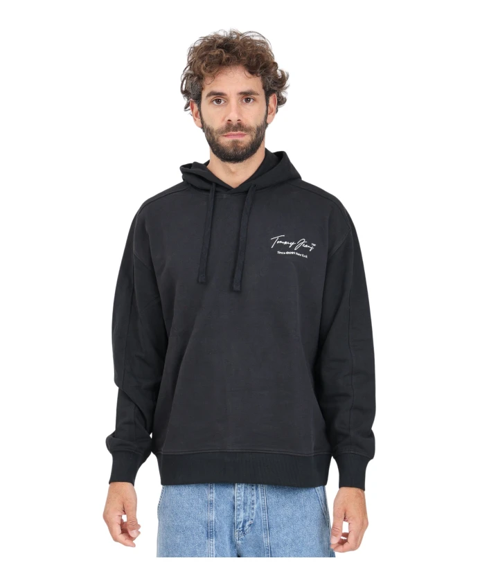 

Толстовка с логотипом Tommy Jeans, черный