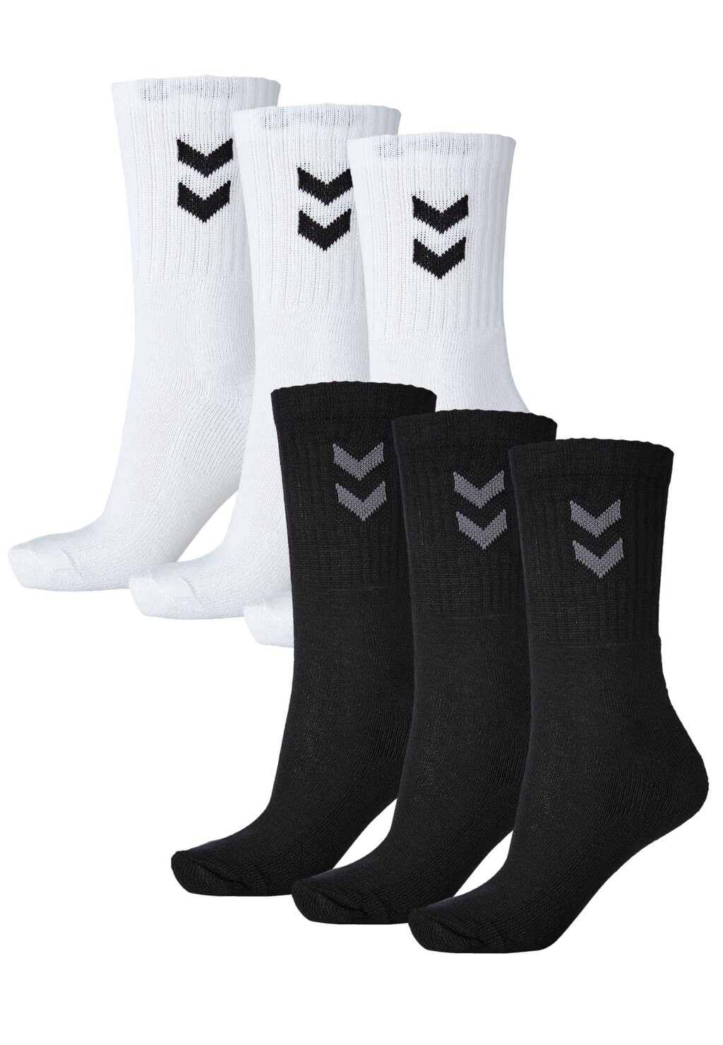 

Носки BASIC 6 PACK Hummel, цвет black white