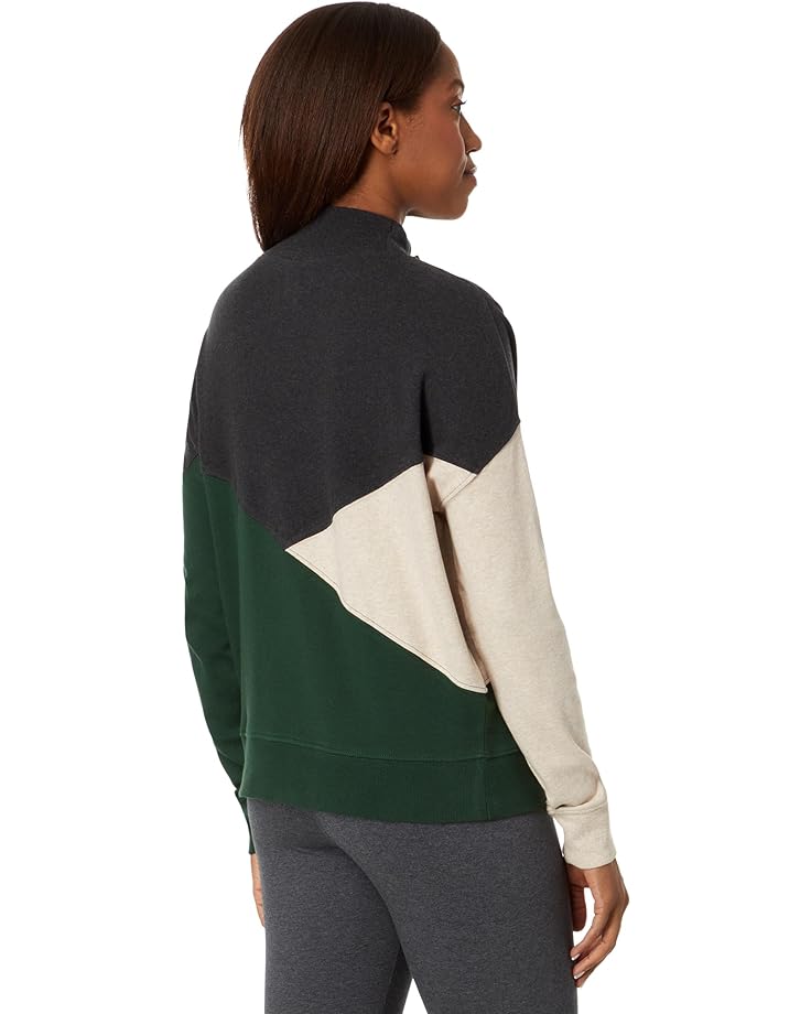Пуловер PACT Sporty Trend Pullover, цвет Charcoal Heather/Wheat Heather/Mountain View