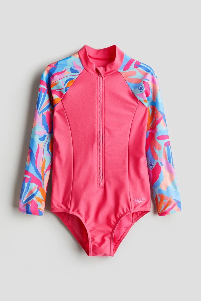 

Купальник с длинными рукавами Speedo, розовый