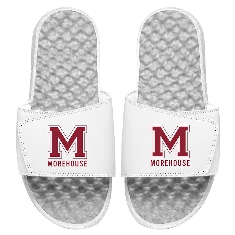 

Шлепанцы ISlide Morehouse Maroon Tigers, белый