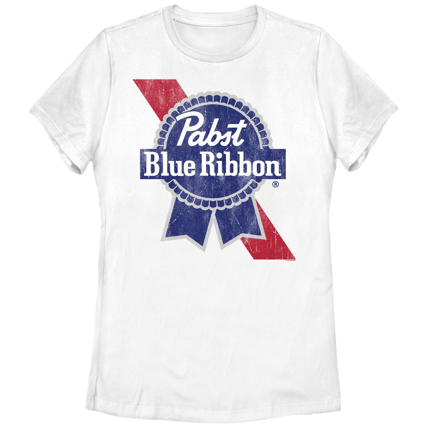 

Детская футболка с синим и красным логотипом Pabst Blue Ribbon Licensed Character