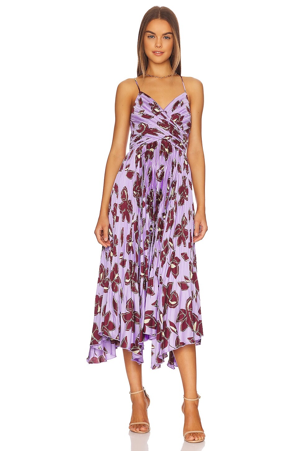 

Платье SIMKHAI Portia Floral Print, цвет Lavender Print