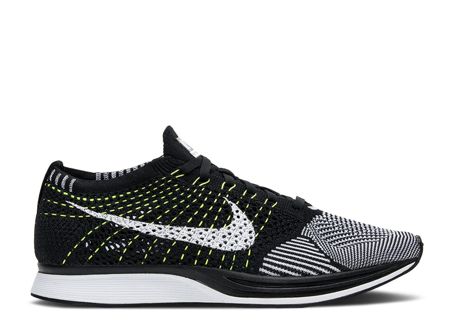 

Кроссовки Nike Flyknit Racer 'Volt' 2015, черный
