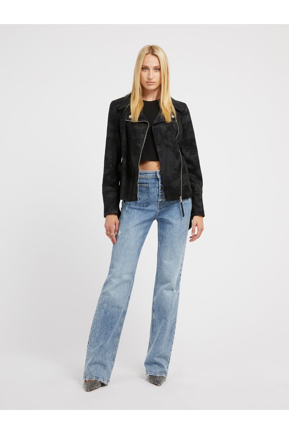 

Новая женская косуха Agnes Guess, черный