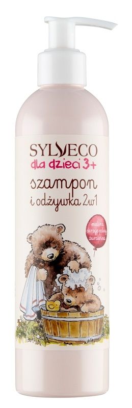 цена Sylveco Miś Edek 2w1 детский шампунь и кондиционер, 300 ml