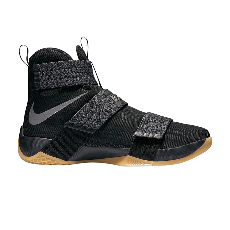 Кроссовки Nike LeBron Soldier 10 SFG 'Black Gum', черный