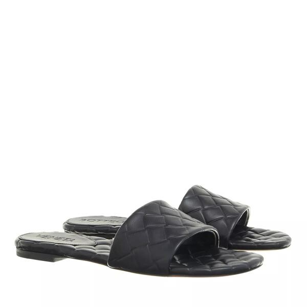 

Туфли flat sandal leather Bottega Veneta, черный