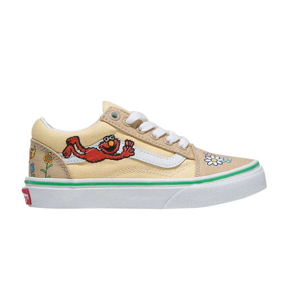 

Ботинки Sesame Street x Old Skool Kids Vans, кремовый, Бежевый, Ботинки Sesame Street x Old Skool Kids Vans, кремовый