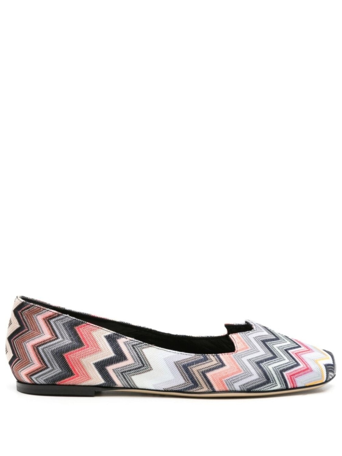

Балетки с узором зигзаг Missoni, черный