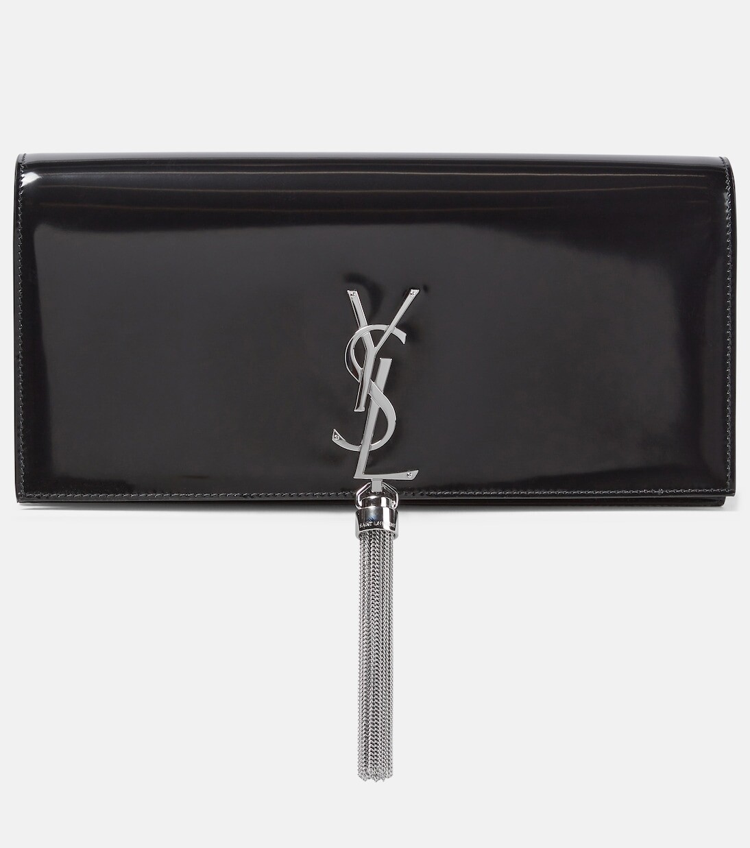 

Кожаный клатч kate с кисточками Saint Laurent, черный
