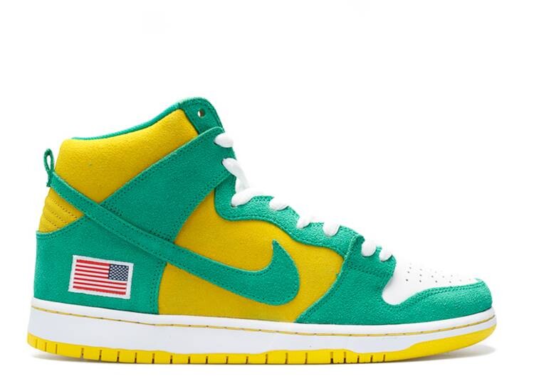 

Кроссовки Nike DUNK HIGH PRO SB 'OAKLAND ATHLETICS',
