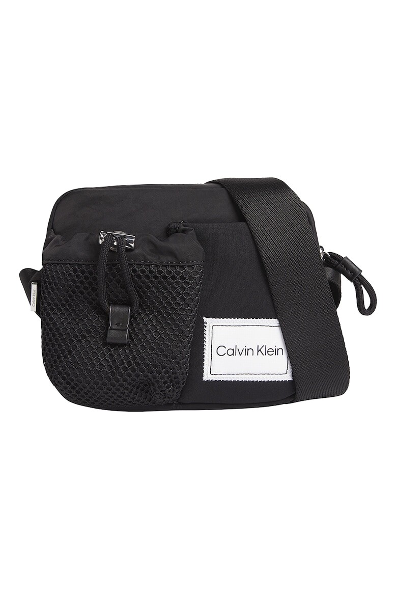

Текстильная сумка с карманами спереди Calvin Klein, черный
