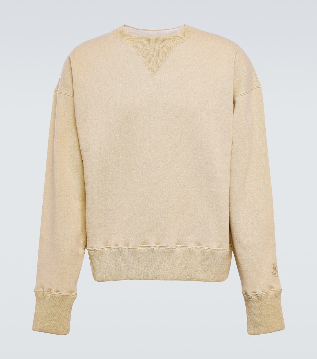 

Толстовка из хлопка и кашемира Jil Sander, белый