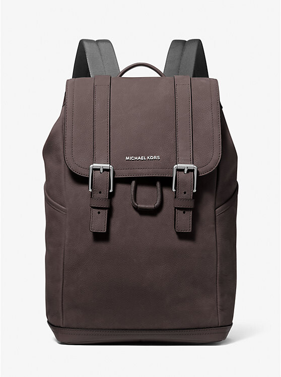 

Средний рюкзак Hudson из шагреневой кожи Michael Kors, коричневый