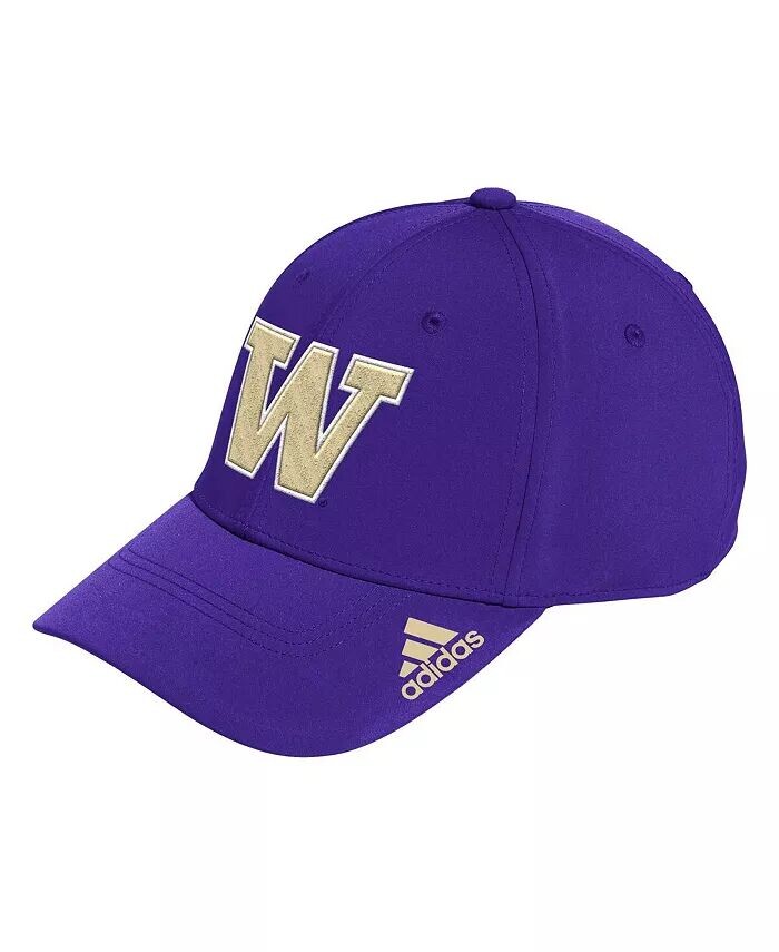 

Мужская фиолетовая шляпа с логотипом Washington Huskies в раздевалке Adidas, фиолетовый