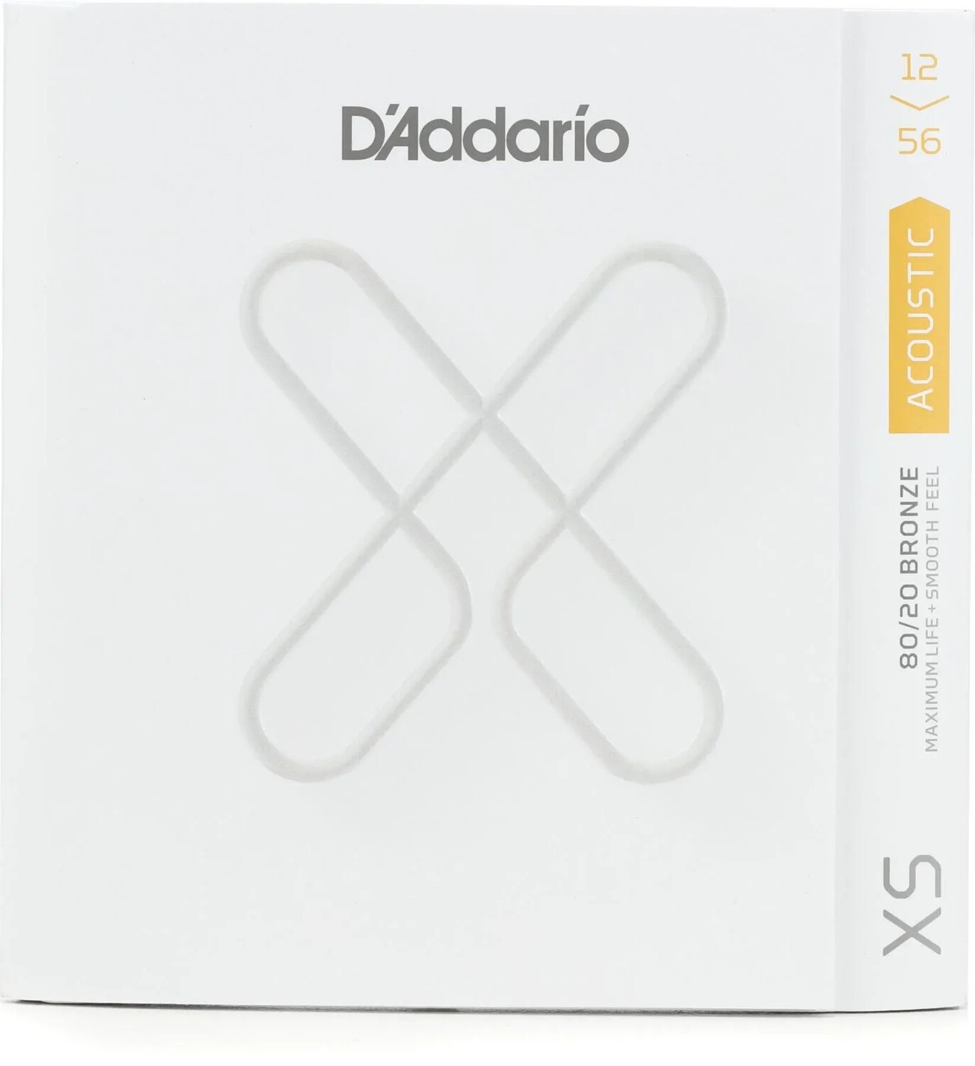 

Струны D'Addario XSABR1256 XS 80/20 бронзовые для акустической гитары — .012-.056 светлый верх/средний низ