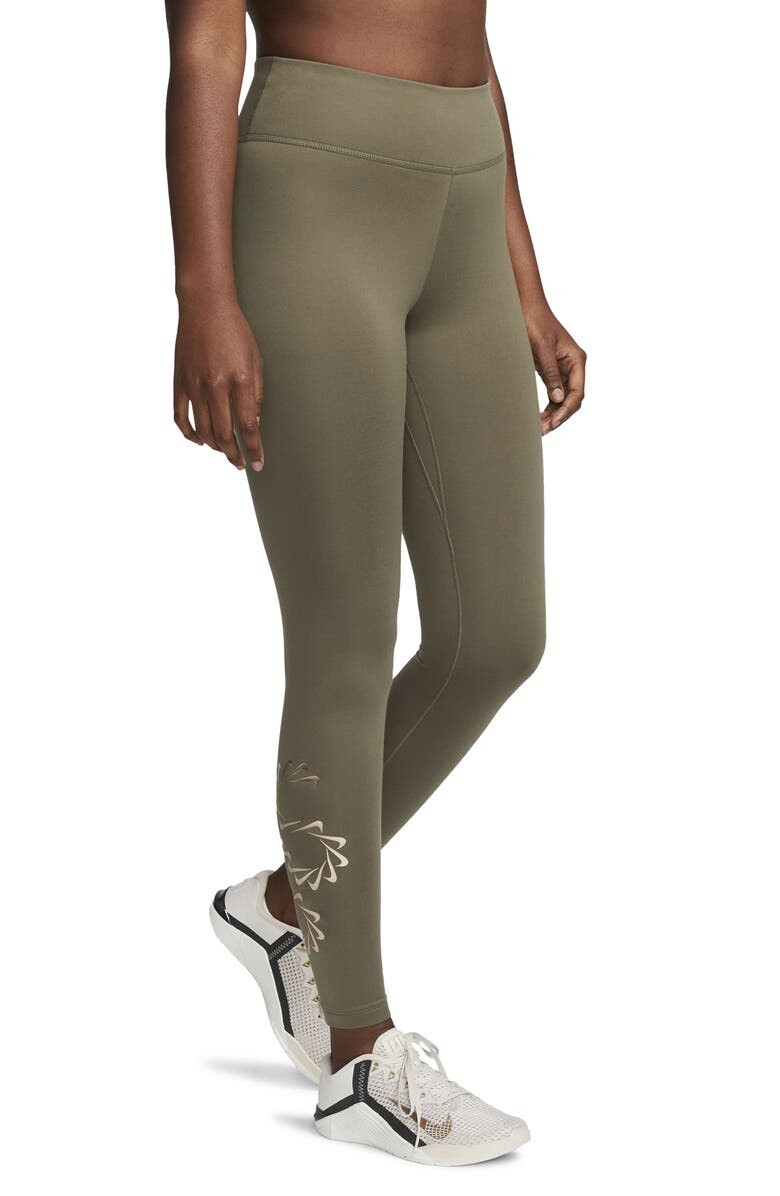 

Тренировочные леггинсы Therma-FIT One с рисунком NIKE