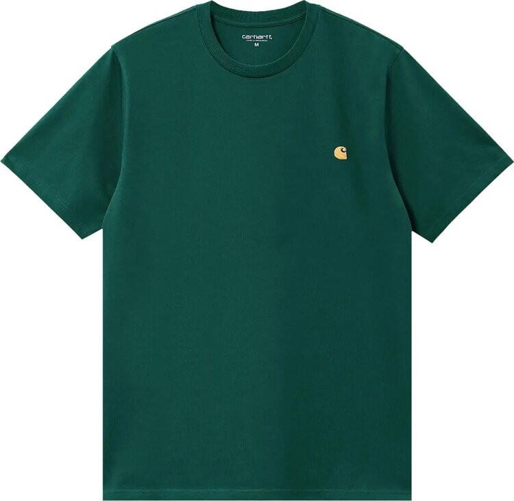 

Футболка Carhartt WIP Chase 'Chervil/Gold', зеленый